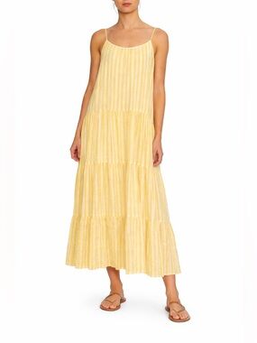 Sundress the Label Yellow Striped Maxi Cotton Dress
  XS/S